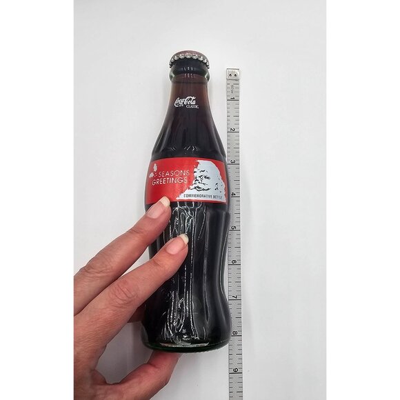 VTG Unopened 1991 Coca-Cola Classic Commemorative Holiday 6-Pack Glass Bottles - Picture 8 of 8